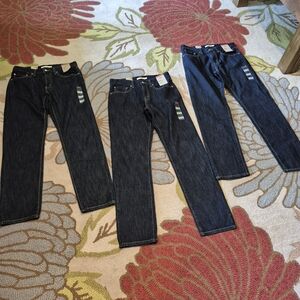 NWT Lot Of 3 Womens Levi's Middy Straight Jeans Size 27 X 30